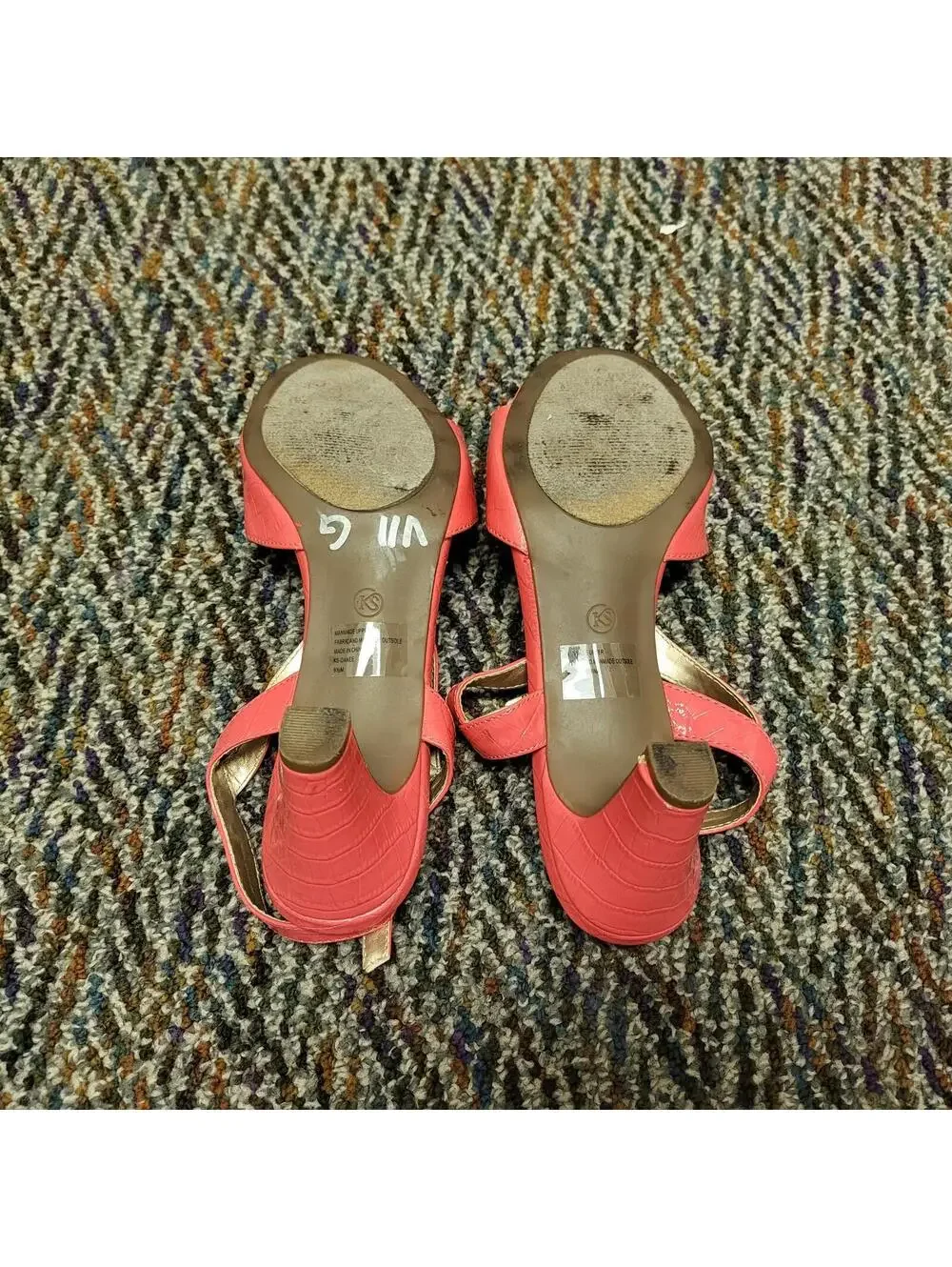 Karen Scott Danee Open Toe Dressy Heels Size 9.5